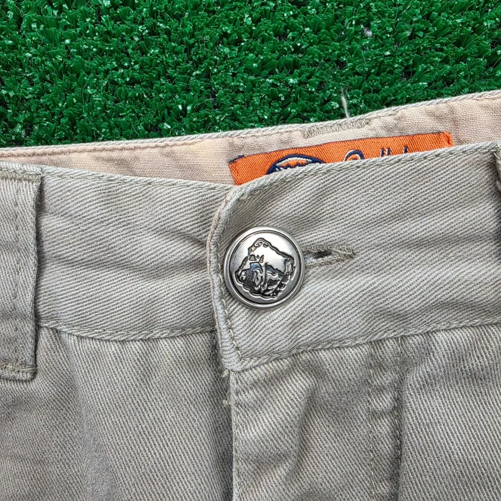 Vintage Bulldog Relaxed Cargo Pants Mens 32x30 Stone Khaki Utility Workwear